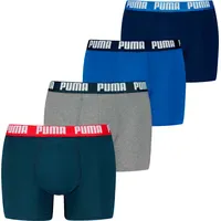 Puma Boxershorts Blue / Grey L 4er Pack