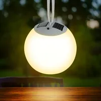 Spetebo Premium Solar LED Hängeleuchte - 20 cm /