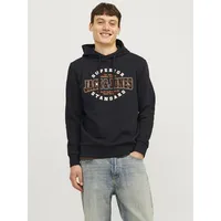 JACK & JONES Logo 2 Col Kapuzenpullover Black S