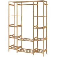 [en.casa] Garderobenständer Ilomantsi Beige