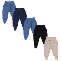 TupTam Baby Unisex Hose mit Fuß Bunte 5er Pack,