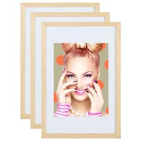 Ideal Trend 3er 5er Set Holz Bilderrahmen Lifestyle Plexi