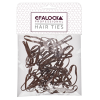 Efalock Professional Efalock Rasta Haargummi dick/groß braun 100 Stück