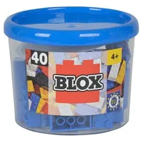 Simba blox 40 blaue 8er Steine in Dose
