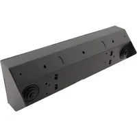 ChiliTec Mehrfachsteckdose 4-fach Schwarz 2 St.
