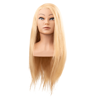 Efalock Professional Efalock Übungskopf Clara Humanhaar goldblond 60 cm