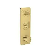 Hansgrohe Axor Citterio C Thermostatmodul cubic cut, polished gold