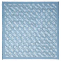 GUESS Tuch Eliette Logo Kefiah Scarf 135X135 Teal