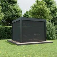 Ximax Seitenmarkise für Lamellendach Pergola Shade 300 cm dunkelgrau