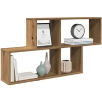 VidaXL Wandregal Artisan-Eiche 100x18x53 cm Holzwerkstoff