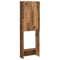 VidaXL Waschmaschinenschrank Altholz-Optik 64x25,5x190 cm