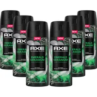 Axe Premium Bodyspray Emerald Geranium 6 x 150 ml