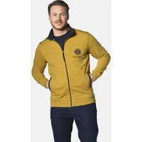 Jan Vanderstorm Sweatjacke ANDTARSEN mit Kontrastdetails gelb XL (56/58)