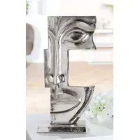 Casablanca by Gilde Skulptur Big Lips silberfarben - Skulpturen,