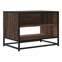 VidaXL TV-Schrank Braun Eichen-Optik 61x40x46 cm Holzwerkstoff Metall