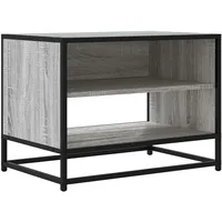 VidaXL TV-Schrank Grau Sonoma 61x40x46 cm Holzwerkstoff und Metall
