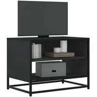 VidaXL TV-Schrank Schwarz 61x40x46 cm Holzwerkstoff und Metall