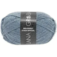 Lana Grossa Meilenweit 6-fach 150 | 6-fädiger Sockenklassiker, waschmaschinenfest