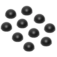 Maul Kegelmagnete schwarz, Kunststoff Ø 3,0 cm, 10 St.