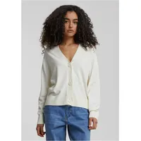 URBAN CLASSICS Knitted Strickjacke White Sand M