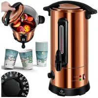 Kesser KESSER® Glühweinkessel 10L Edelstahl Inkl. 10x Becher Glühweinkocher