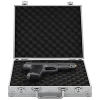 VidaXL Waffenkoffer Aluminium ABS Silbern