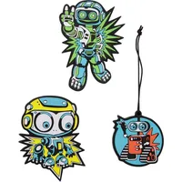 DerDieDas Wechselbuttons 3 tlg. Blue Robot