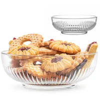 Konzept Servierschale Set 2 Stk. Glas 17 cm, Glasschüssel