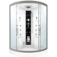 AcquaVapore Dusche Duschkabine D26-TH-EA Duschtempel Sauna 130x130 cm OHNE