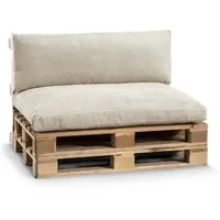 Gutekissen Palettenkissen 120 x 80 x 40 cm beige