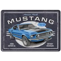 Nostalgic-Art Retro Blechpostkarte, 10 x 14 cm, Ford Mustang