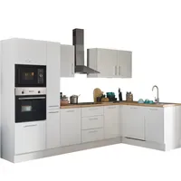 BASIC by Balculina Winkelküche Turin L-Form 310 cm weiß