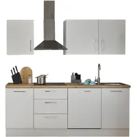 BASIC by Balculina Küchenzeile Turin 220 cm weiß