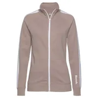 Bench. loungewear Sweatjacke Damen beige-weiß Gr.56/58