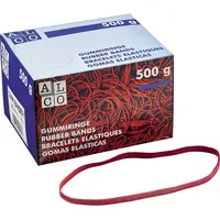 Alco Gummiband 757/2 6x200mm rot