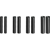 Jenzi Crimps Quetschhülsen 20 STK Matt Schwarz 1,0mm