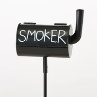 Boltze Aschenbecher Smoker Sturmaschenbecher aus Metall, 20x10 cm, mit