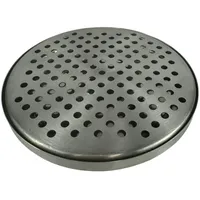 BieTal BieTal® Tropfschale Tropfblech Tropfkasten Edelstahl rund 14x2cm 2-teilig