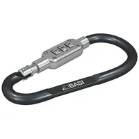 BASI 0006-0104-1100 - Karabinerhaken - Aluminium eloxiert - 3-stellige