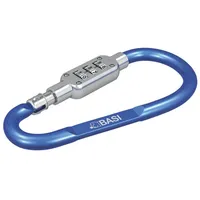 BASI 0006-0104-1300 - Karabinerhaken - Aluminium eloxiert - 3-stellige