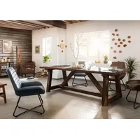 MASSIVMOEBEL24.DE Esstisch Altholz 210x100x78 natur unbehandelt BASSANO #112 -