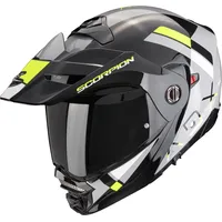 Scorpion ADX-2 Galane Klapphelm - Grau/Schwarz/Neon-Gelb - XS