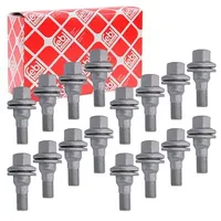 FEBI Bilstein Radschraube Flachbund M12X1.25X17 [Hersteller-Nr. 46673] für Citroën,