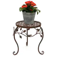 DanDiBo Ambiente DanDiBo Blumenhocker Metall Braun 30 cm Blumenständer