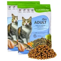 Lyra Pet Lecker.Pet® Leo's Adult Geflügel & Forelle Katzenfutter