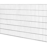 Floraworld Doppelstabmattenzaun 201 x 123 cm Anthrazit