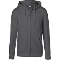 Kübler Shirts Kapuzen-Sweatjacke anthrazit L