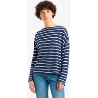 Levi's Shirt Margot Long Sleeve' - Blau,Weiß - S