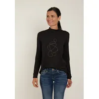 Seidel Moden Langarmshirt SEIDEL MODEN, Damen, Gr. 34, schwarz,