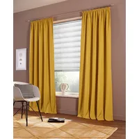 MY HOME »Raja, Gardinen mit Kräuselband, Vorhänge Wohnzimmer« Kräuselband